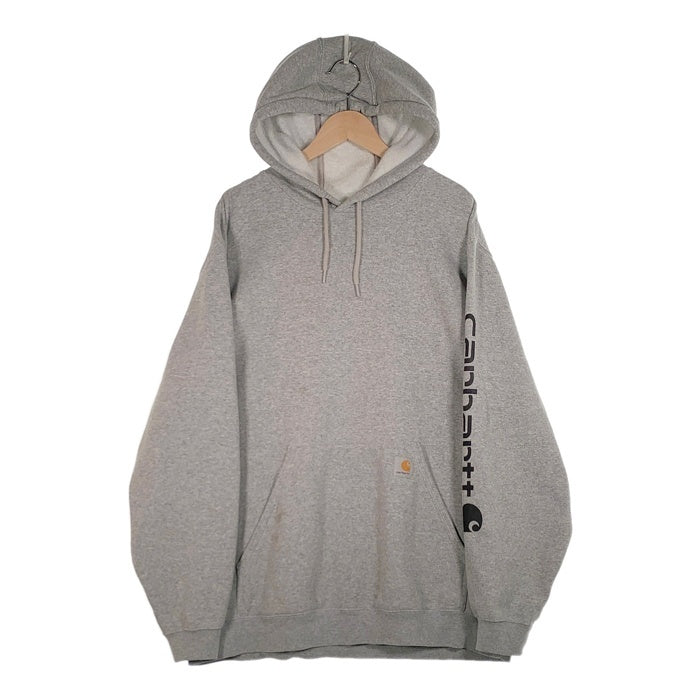 Carhartt WIP カーハート ワークインプログレス Loosefit Midweight Logo Sleeve Graphic Sweatshirt スリーブプリント プルオーバープルオーバースウェットパーカー グレー Size XL 福生店