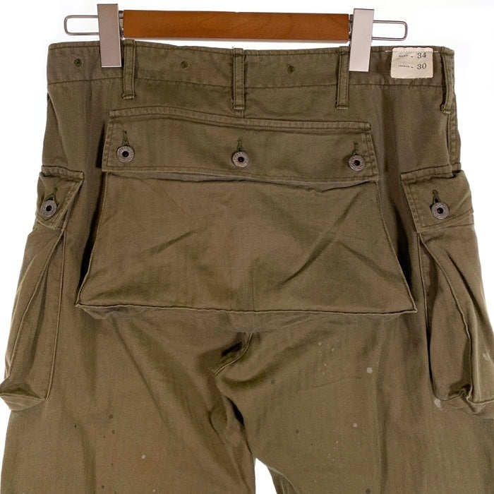 U.S. ARNY 米軍 TROUSER ARMY COMBAT UNIFORM M-44 モンキーパンツ オリーブ Size ウエスト 34 福生店