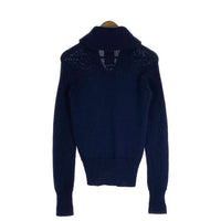 VISVIM ビズビム STURGIS SWEATER F.Z ショールカラー ジップアップウールセーター ネイビー 0113205012005 Size 0 福生店