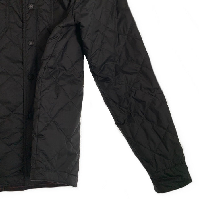 THE NORTH FACE ノースフェイス Fort Point Insulated Flannel リバーシブル キルティング フランネル ジャケット ブラック チェック スナップボタン NF0A3LZH Size M 福生店