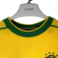 NIKE ナイキ F8 PKH 1998年 フランスW杯 ブラジル代表 13 ゼ・カルロス ユニフォーム イエロー sizeM 瑞穂店