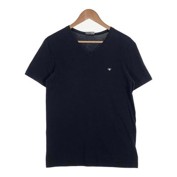 Dior HOMME ディオールオム Vネック Tシャツ ブラック Bee刺繡 733J604B0446 Size XS 福生店