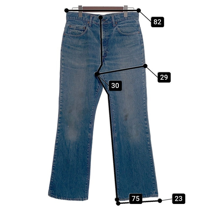 80's Levi's リーバイス 517-0217 ブーツカット デニムパンツ インディゴ TALON42 赤タブ 閂黒 Size 33×30 福生店