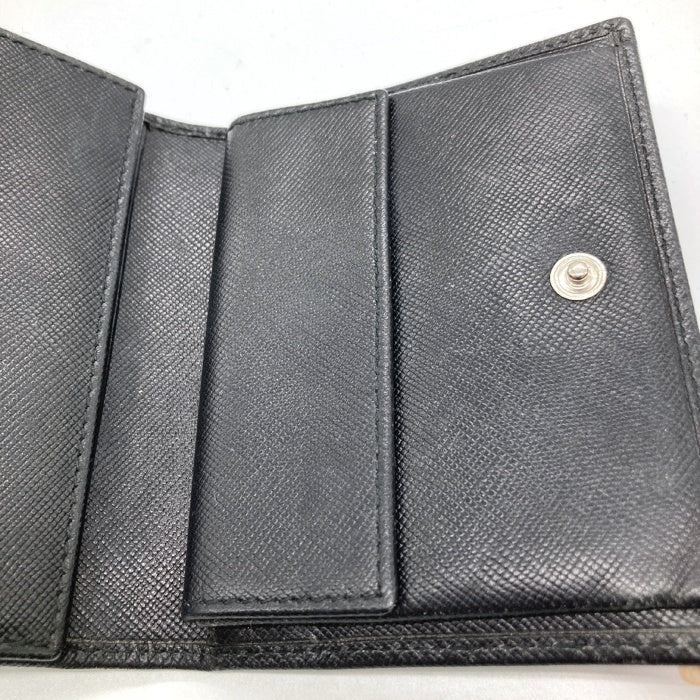 PRADA プラダ サフィアーノ 3つ折り財布 ブラック -1 瑞穂店