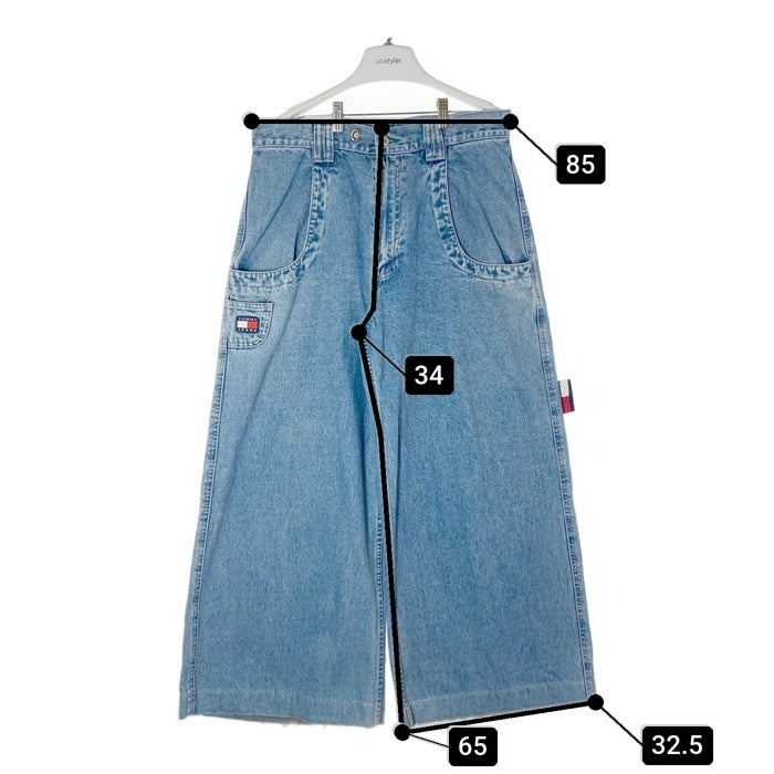 TOMMY JEANS トミージーンズ バギーペインターパンツ ライトインディゴ size31 瑞穂店