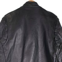 Schott ショット 641XX 復刻 レザー シングルライダースジャケット ブラック サボテンタグ復刻 USA製 Size 42 福生店