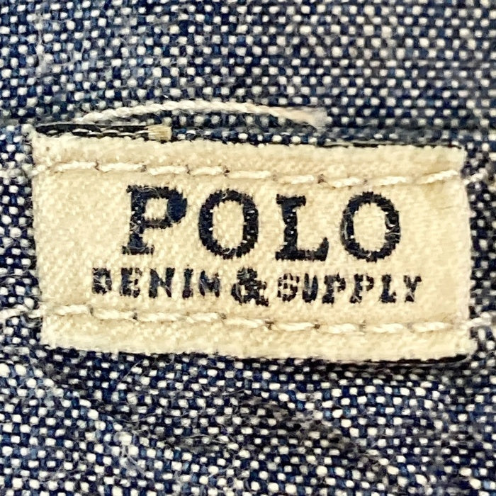 DENIM&SUPPLY RALPH LAUREN デニムアンドサプライ ラルフローレン シャンブレー ワークシャツ インディゴ sizeXL 瑞穂店