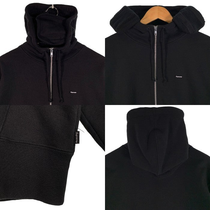 SUPREME シュプリーム 21AW Small Box Facemask Zip Up Hooded Sweatshirt スモールボックス フェイスマスク ジップアップスウェットパーカー ブラック Size S 福生店