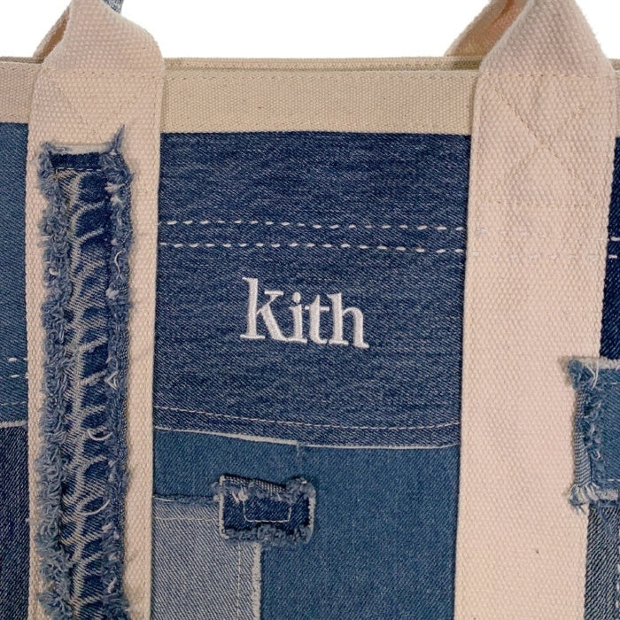 KITH NYC キス Patchwork Tote パッチワーク トートバッグ インディゴ KHM040020-403 福生店