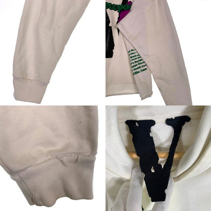 VLONE ヴィーロン Yams Day Lil Newport Hoodie プルオーバー スウェットパーカー ホワイト Size L 福生店