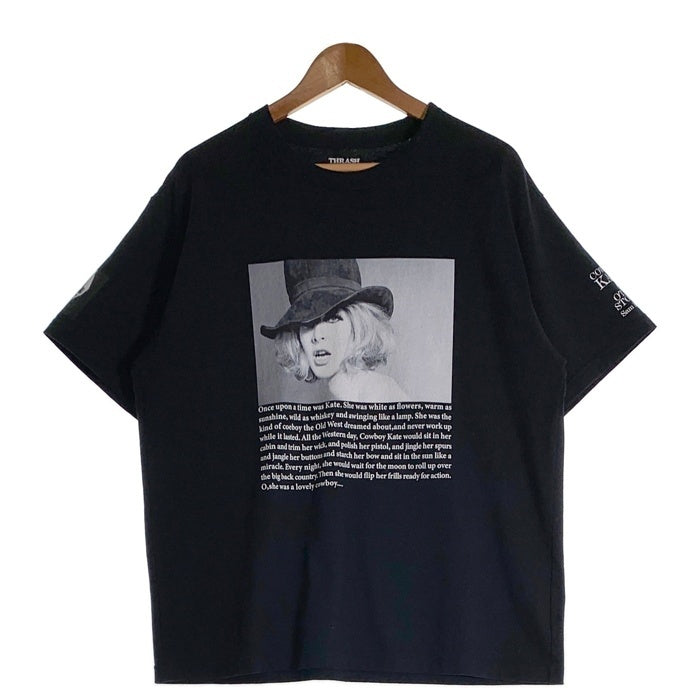 MINEDENIM マインデニム STIE lo スティーロ Sam Haskins サムハスキンス Kate Tee ケイトモス プリントTシャツ ブラック 25MND-STL005-99-L2 Size L 福生店