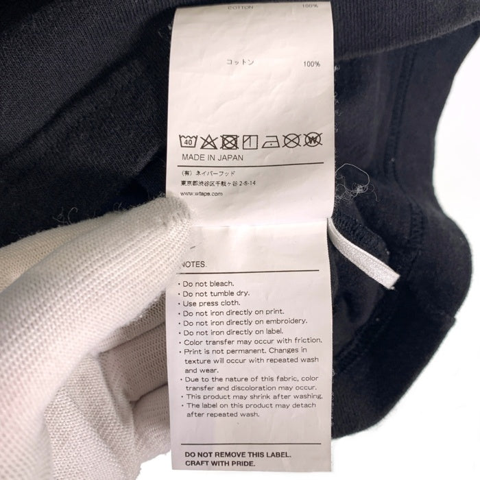 WTAPS ダブルタップス 23SS OBJ 03 LS COTTON. FORTLESS フォートレス ロングスリーブTシャツ ブラック 231ATDT-CSM12 Size 03 福生店