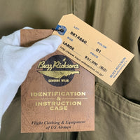 BUZZ RICKSONS バズリクソンズ Type TANK PATCH POCKET “BUZZ RICKSON CO.”  タンカース ウィンター コンバット ジャケット オリーブ BR14860 Size L 福生店