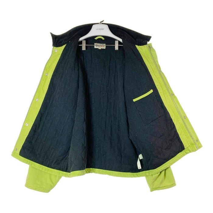 STUSSY ステューシー WASHED CANVAS SHOP JACKET ネオンイエロー sizeXL 瑞穂店