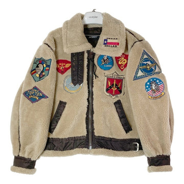 AVIREX アヴィレックス 783-2952004 レトロ ボア TOPGUN B-3ジャケット ベージュ sizeM 瑞穂店