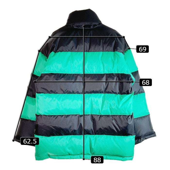BALENCIAGA バレンシアガ 533912 ダウンジャケット グリーン×ブラック sizeXL 瑞穂店