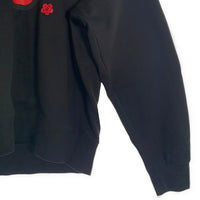KENZO ケンゾー BOKE FLOWER エンブロイダリー コットン スウェット ブラック レッド FE65SW2454MF Size L 福生店