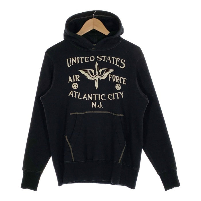 BUZZ RICKSONS バズリクソンズ UNITED STATES プルオーバースウェットパーカー ブラック Size M 福生店