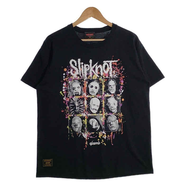 KNOTFEST 2023 ノットフェス glamb グラム SlipKnot スリップノット メンバーフォトプリント Tシャツ ブラック Size XL 福生店