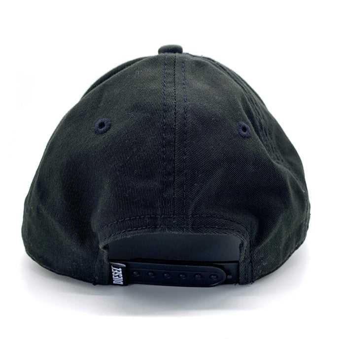 DIESEL ディーゼル NEW-D-LOGO-OUT スナップバック ベースボールキャップ ブラック A12047 福生店