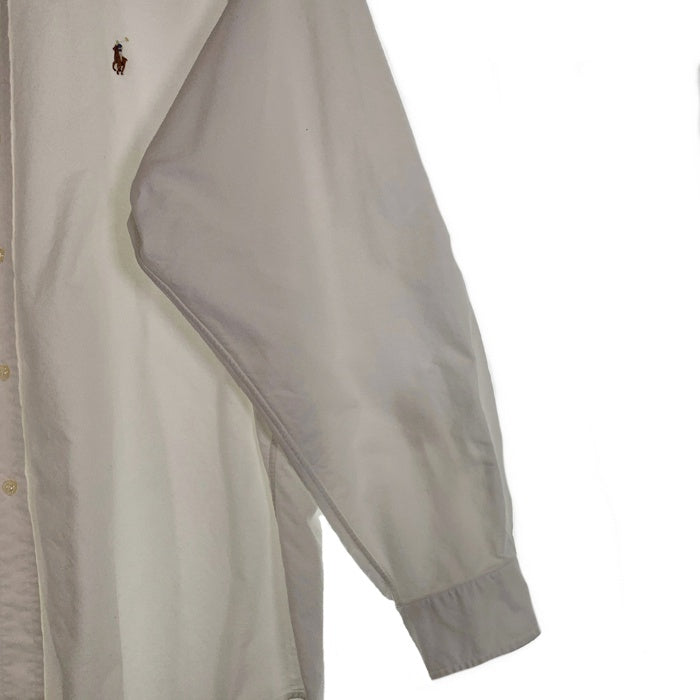 Ralph Lauren ラルフローレン YARMOUTH ボタンダウンシャツ 長袖 ホワイト Size 17 1/2 福生店