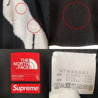 SUPREME シュプリーム 20AW THE NORTH FACE ノースフェイス Logo Hooded Fleece Jacket ロゴフーデッドフリースジャケット Sロゴ ブラック NT62004I Size XL 福生店