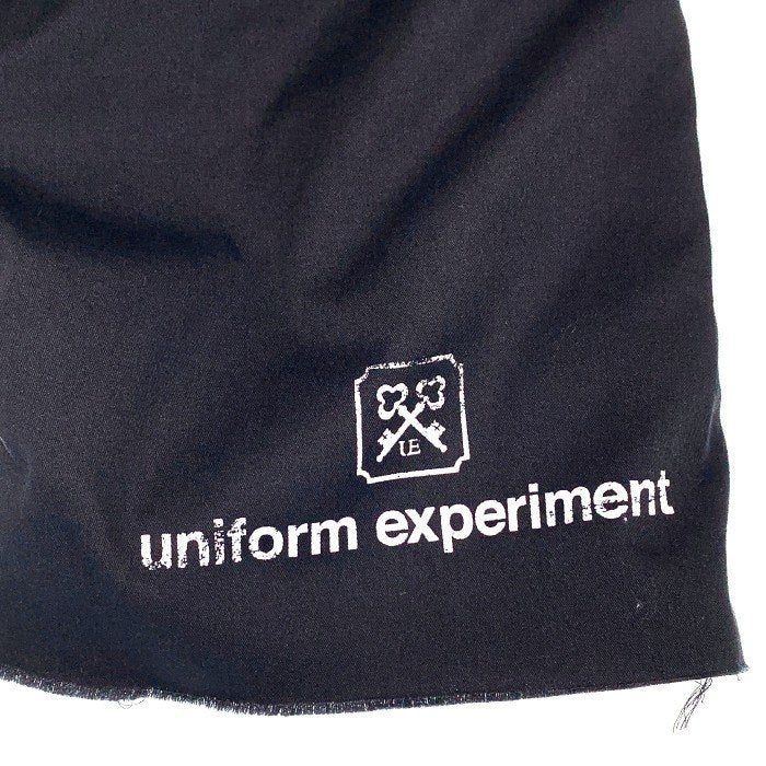 uniform experiment ユニフォームエクスペリメント 23SS CUT OFF SHORTS カットオフショーツ ショートパンツ ブラック UE-230038 Size 1 福生店