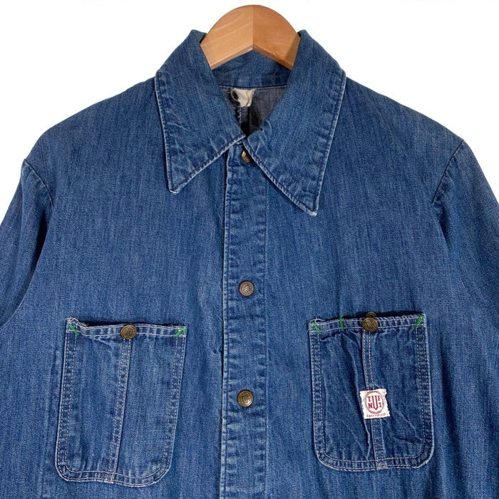 50’s TUF NUT タフナット デニムカバーオール スナップボタン インディゴ Size M-L 相当 福生店
