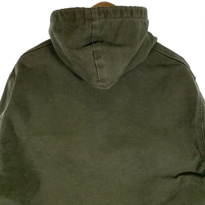 80's Carhartt カーハート ダック アクティブジャケット パーカー モスグリーン JR104 Size S 相当 福生店