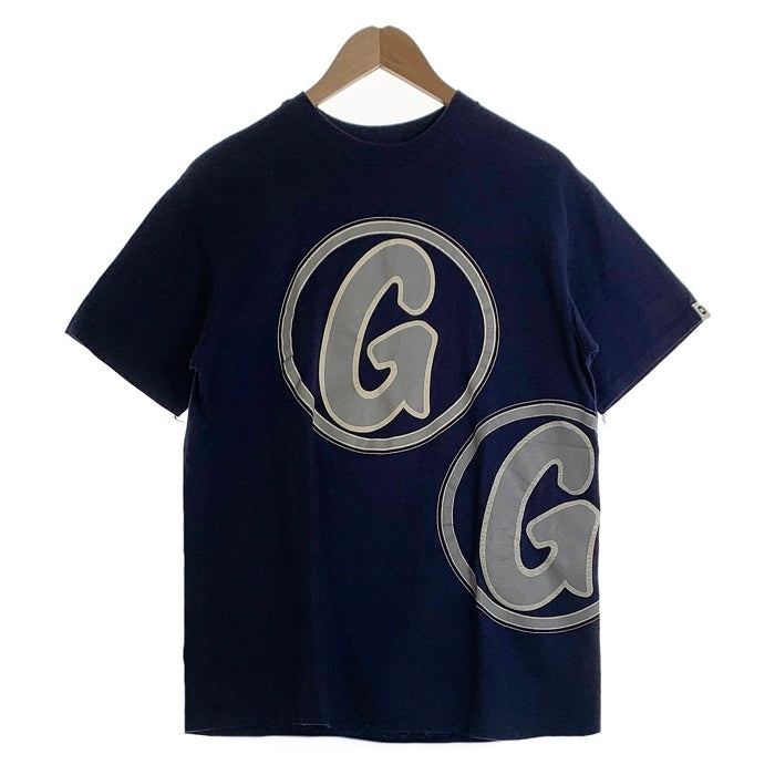 90's GOODENOUGH グッドイナフ サークルG 半袖 Tシャツ ネイビー Size L 福生店