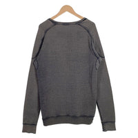 DENHAM デンハム CARVER SWEAT VRF 加工 クルーネックスウェットトレーナー フェードブラック Size M 福生店