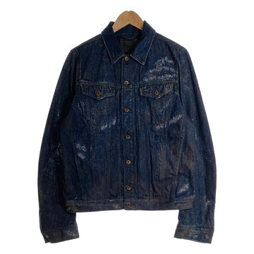 DIESEL ディーゼル ダメージ加工 デニムトラッカージャケット インディゴ Size L 福生店