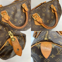 LOUIS VUITTON ルイヴィトン M41526 モノグラム スピーディ30 ハンドバッグ ミニボストンバッグ ブラウン 瑞穂店