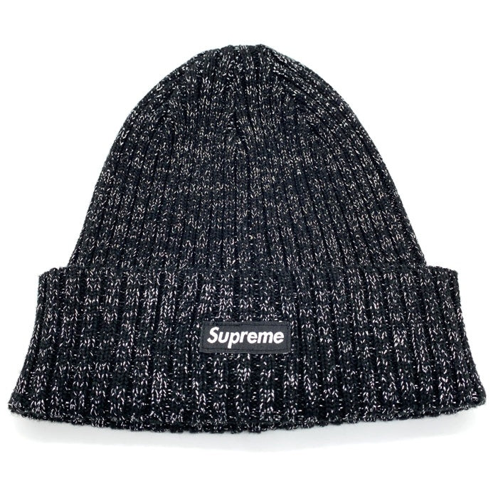SUPREME シュプリーム SS25 OVERDYED BEANIE METALLIC オーバーダイド ビーニー メタリック ニットキャップ ブラック 福生店