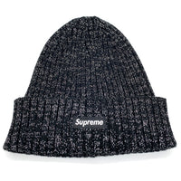SUPREME シュプリーム SS25 OVERDYED BEANIE METALLIC オーバーダイド ビーニー メタリック ニットキャップ ブラック 福生店