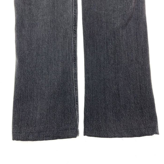 HYSTERIC GLAMOUR ヒステリックグラマー 23AW 01233AP01 GUITAR GIRL ギターガール センタースリット デニムパンツ ブラック size28 瑞穂店
