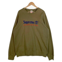 SUPREME シュプリーム 20SS Timberland ティンバーランド Crewneck クルーネックスウェットトレーナー オリーブ Size XL 福生店