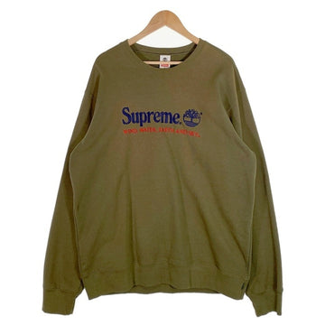 SUPREME シュプリーム 20SS Timberland ティンバーランド Crewneck クルーネックスウェットトレーナー オリーブ Size XL 福生店