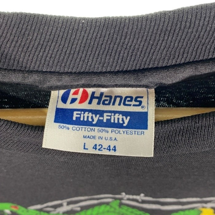 90's LYNYRD SKYNYRD レーナードスキナード 1991ツアー プリントTシャツ ブラック Hanes 1991コピーライト Size L 福生店