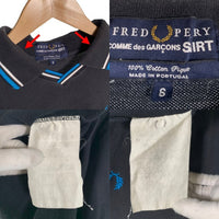FRED PERRY フレッドペリー COMME de GARCONS コムデギャルソン 半袖 ポロシャツ ブラック Size S 福生店