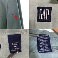 90's GAP ギャップ 長袖 ボタンダウン シャツ ライトブルー Size XL 福生店
