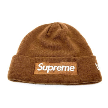 Supreme シュプリーム New Era ニューエラ Box Logo Beanie ニット帽 ブラウン 瑞穂店