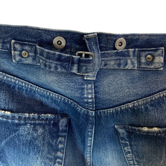 STUSSY ステューシー REDLINE 日本製 シンチバック サスペンダーボタン 赤耳 デニムパンツ インディゴ size32 瑞穂店