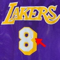 90's Champion チャンピオン LAKERS レイカース KOBE BRYANT コービーブライアント ネイビー イエロー メキシコ製 Size L(14-16) 福生店