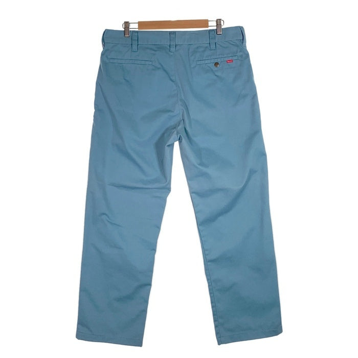 SUPREME シュプリーム Work Pants チノ ワークパンツ ライトブルー 水色 ワングラム Size 34 福生店