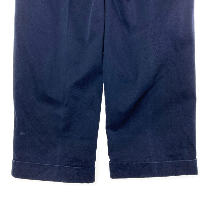 Polo Ralph Lauren ポロラルフローレン ドミニカ製 ポロチノ HAMMOND PANT ツータック チノパンツ ネイビー size- 瑞穂店
