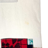 eYe COMME des GARCONS JUNYA WATANABE MAN アイコムデギャルソン ジュンヤワタナベマン WQ-T906 AD2015 Merz b. Schwanen パッチワーク ポケット付き Tシャツ ホワイト sizeS 瑞穂店