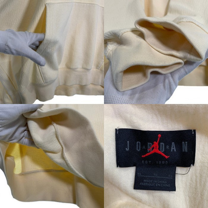 JORDAN BRAND ジョーダンブランド アママニエール JACQUARD HOODIE ジャカードフーディ プルオーバーパーカー ナチュラル DV7455-113 Size XL 福生店