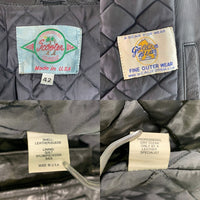 Scooter スクーター GOLDEN BEAR ゴールデンベアー レザージャケット ブラック USA製 Size 42 福生店
