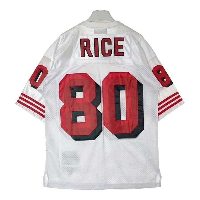Jeff Hamilton ジェフハミルトン San Francisco 49ers #80 JERRY RICE ユニフォーム ジャージ ホワイト sizeM 瑞穂店